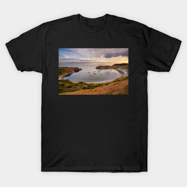 Lulworth Cove, Dorset T-Shirt by dasantillo